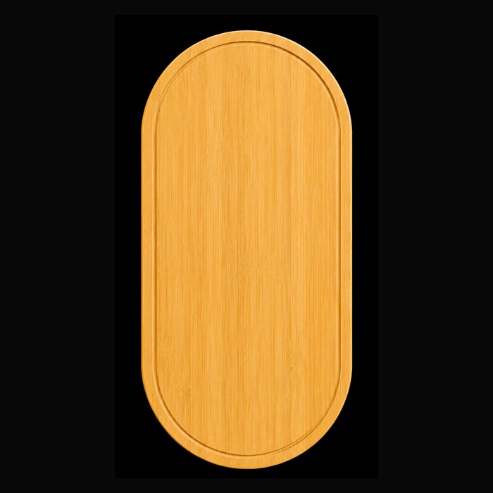 plain long oval board shape